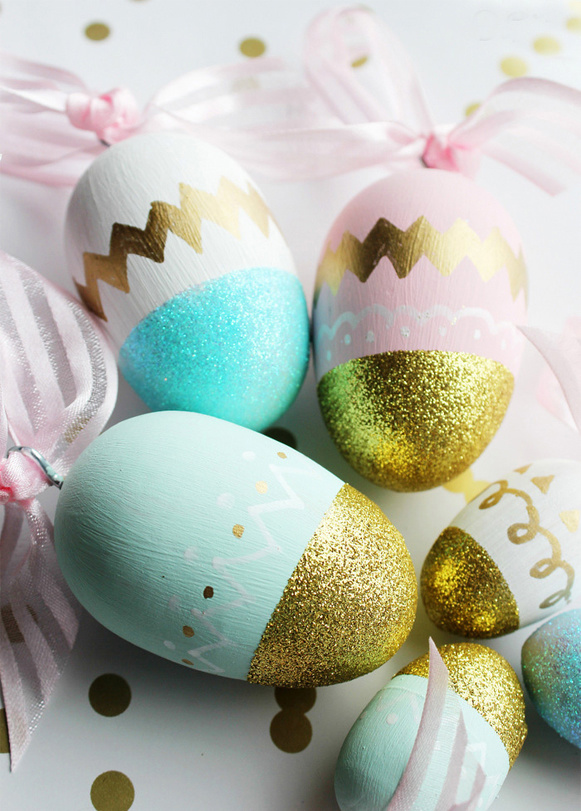 Oeufs de Pâques à décorer