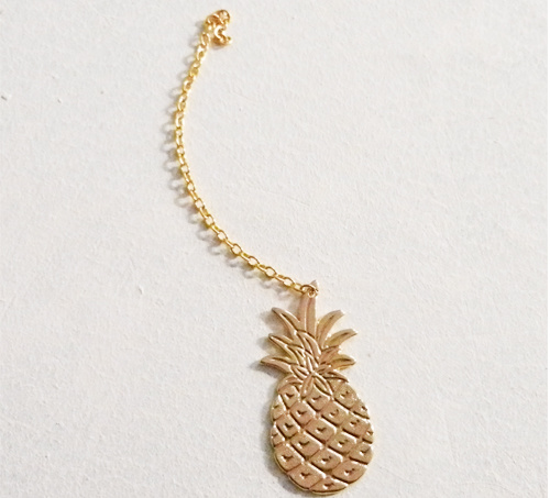 Sautoir Ananas et Chaîne épis : Etape 2