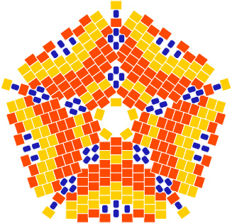 Schéma Sautoir Boule 3D en perles Miyuki et pompon