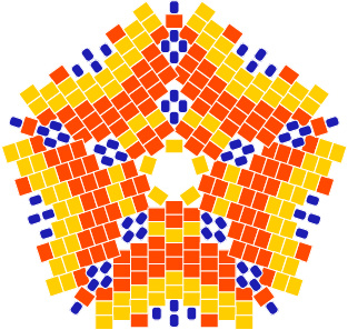 Sautoir Boule 3D en perles Miyuki et pompon : Etape 2