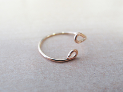 Trio bagues de phalange Breloque Feuilles Strass PureCrystal et Perles Chips : Etape 11