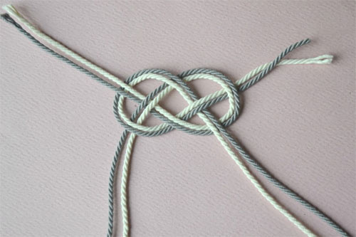 Bracelet Nœud marin Cordons torsadés : Etape 4