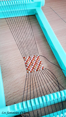 Bague tissage de Miyuki Delicas : Etape 10