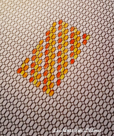 Bague tissage de Miyuki Delicas : Etape 2