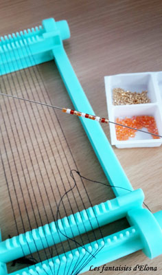 Bague tissage de Miyuki Delicas : Etape 5