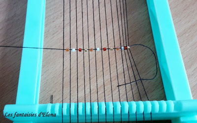 Bague tissage de Miyuki Delicas : Etape 6