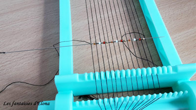 Bague tissage de Miyuki Delicas : Etape 7