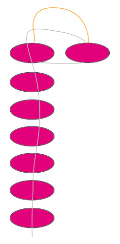 Bagues tissage de perles rectangle Miyuki : Etape 3