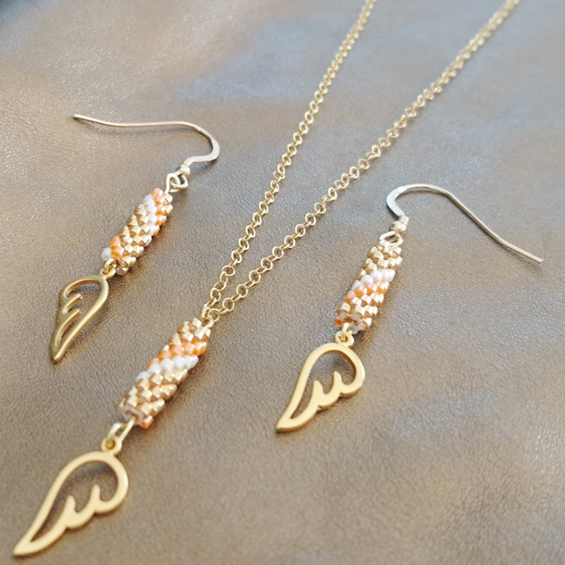 Schéma Comment réaliser des bijoux en perles Miyuki tissées en brickstitch tubulaire ? Schéma Comment réaliser des bijoux en perles Miyuki tissées en brickstitch tubulaire ?