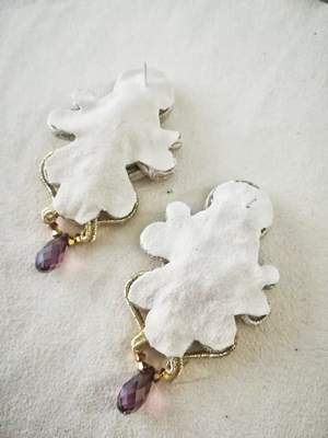 etape 18 boucles d oreilles soutache PureCrystal coudre soutache