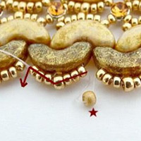 Bracelet For You en perles en verre Arcos par Puca® : Etape 19