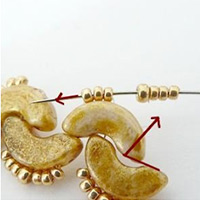 Bracelet For You en perles en verre Arcos par Puca® : Etape 5