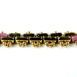 Bracelet et sautoir Prisca en perles en verre Piros par Puca : Etape 7 Bracelet et sautoir Prisca en perles en verre Piros par Puca : Etape 7