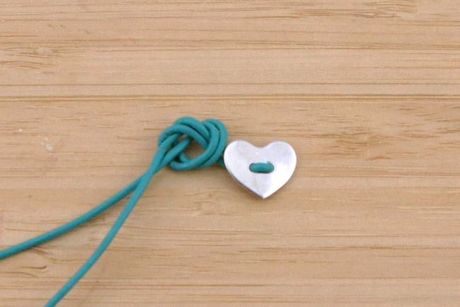 DIY Bracelet wrap deux tours multicolore pour enfant : Etape 1