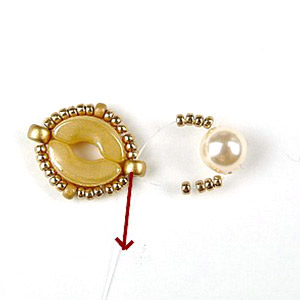 Collier Pepa avec perles en verre par Puca : Etape 6