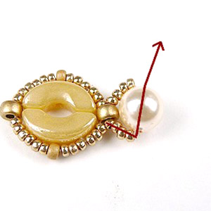 Collier Pepa avec perles en verre par Puca : Etape 7