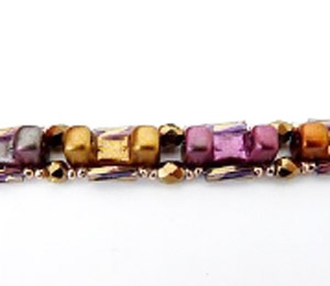 DIY Collier Tinaya en perles de verre Telos par Puca® : Etape 9