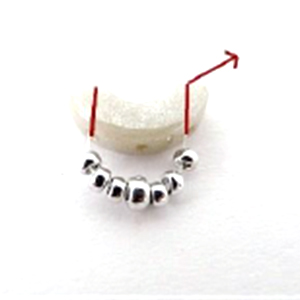 DIY Sautoir Pauline en perles de verre par Puca : Etape 1