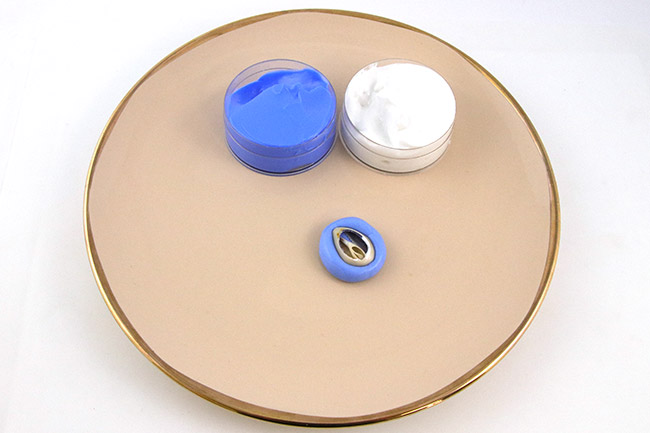 Cauris en pâte polymère : Etape 3