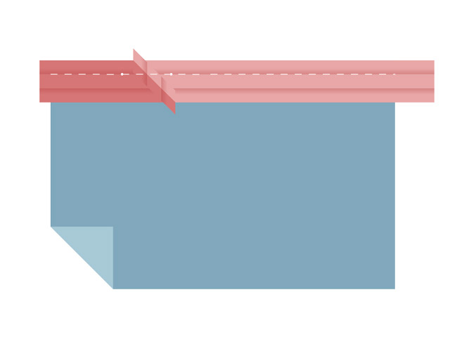 Terminez votre premi&egrave;re couture du biais sur l'ouvrage