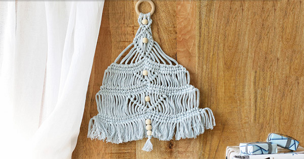 DIY - Sapin de noël en macramé