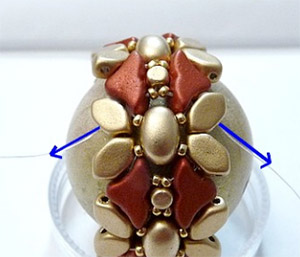 Perle de sapin Christmas par Puca®  : Etape 16