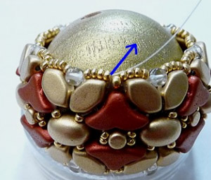 Perle de sapin Christmas par Puca®  : Etape 22