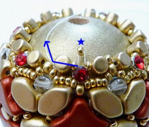 Perle de sapin Christmas par Puca®  : Etape 31