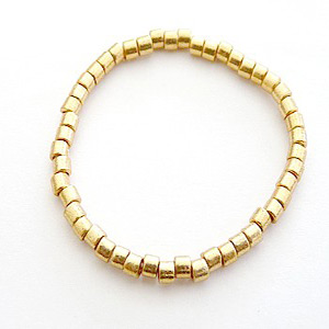 Pendentif Gaia cabochon et perles en verre Piros et Helios par Puca® : Etape 1