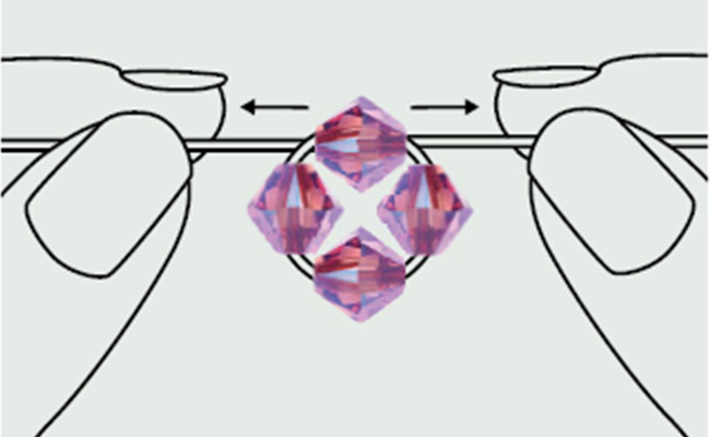 etape 1-barrettes-en-toupies-PureCrystal