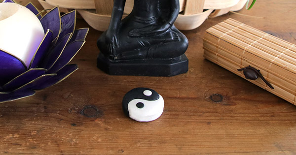 Patagom gomme yin-yang