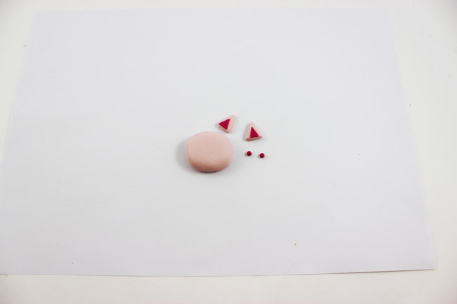 DIY Bijoux de sac chat Kawaï en pâte polymère : Etape 2