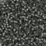 Rocaille Miyuki 15/0 21F - Gray Silver Lined Mat x8g