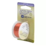 Fil de cuivre Artistic Wire 0.41 mm - Pêche x13.7m