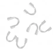Protections pour fil cablé 0,46 mm en Argent 925 x20