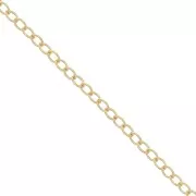 Chaîne maille forçat 1.7 mm en Gold filled (or laminé) x1m
