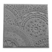 Plaque de texture Cernit pour structurer la pâte polymère 9 cm Stars x1