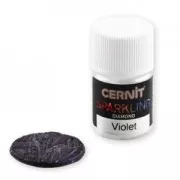 Poudre de verre pour la pâte polymère Cernit Sparkling Diamond Violet 900 x5g
