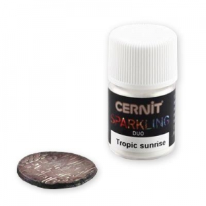 Poudre de mica pour la pâte polymère Cernit Sparkling Duo Tropic Sunrise 003 x2g