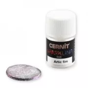 Poudre de mica pour la pâte polymère Cernit Sparkling Duo Artic Fire 004 x2g