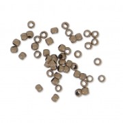 Perles à écraser 1.5 mm - Fabrication Européenne - bronze x100