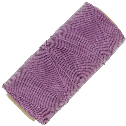Bobine de fil ciré Linhasita pour micro macramé 0.75 mm - Amethyst (359) x228m