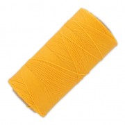 Bobine de fil ciré Linhasita pour micro macramé 0.75 mm - Golden Yellow (218) x228m|raw }}