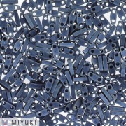 Miyuki Quarter Tila Beads 5x1.2x1.9 mm QTL-2001 - Gunmetal Mat x10g|raw }}