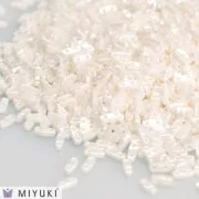 Miyuki Quarter Tila Beads 5x1.2x1.9 mm QTL-592 - Antique Ivory Pearl Ceylon x10g