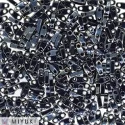 Miyuki Quarter Tila Beads 5x1.2x1.9 mm QTL-464 - Light Gunmetal x10g