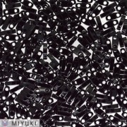 Miyuki Quarter Tila Beads 5x1.2x1.9 mm QTL-401 - Black x10g