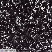 Miyuki Quarter Tila Beads 5x1.2x1.9 mm QTL-401 - Black x10g
