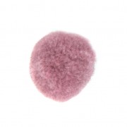 Pompon rond synthétique 2 cm Mauve Antique x1|raw }}