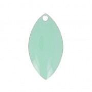 Navettes en métal et résine époxy 19x10 mm Vert d'eau x 8|raw }}